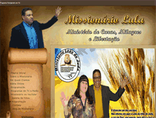 Tablet Screenshot of missionariolula.com.br